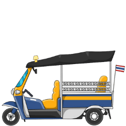 tuk tuk in thailand